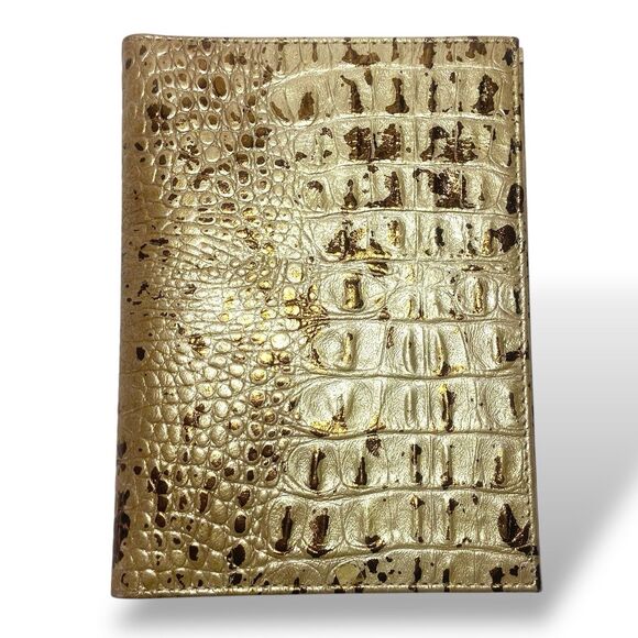 Surly Girl Photo Album 4x6" Croco Embossed Leather Cover 12 pages 24 photos - Picture 2 of 12